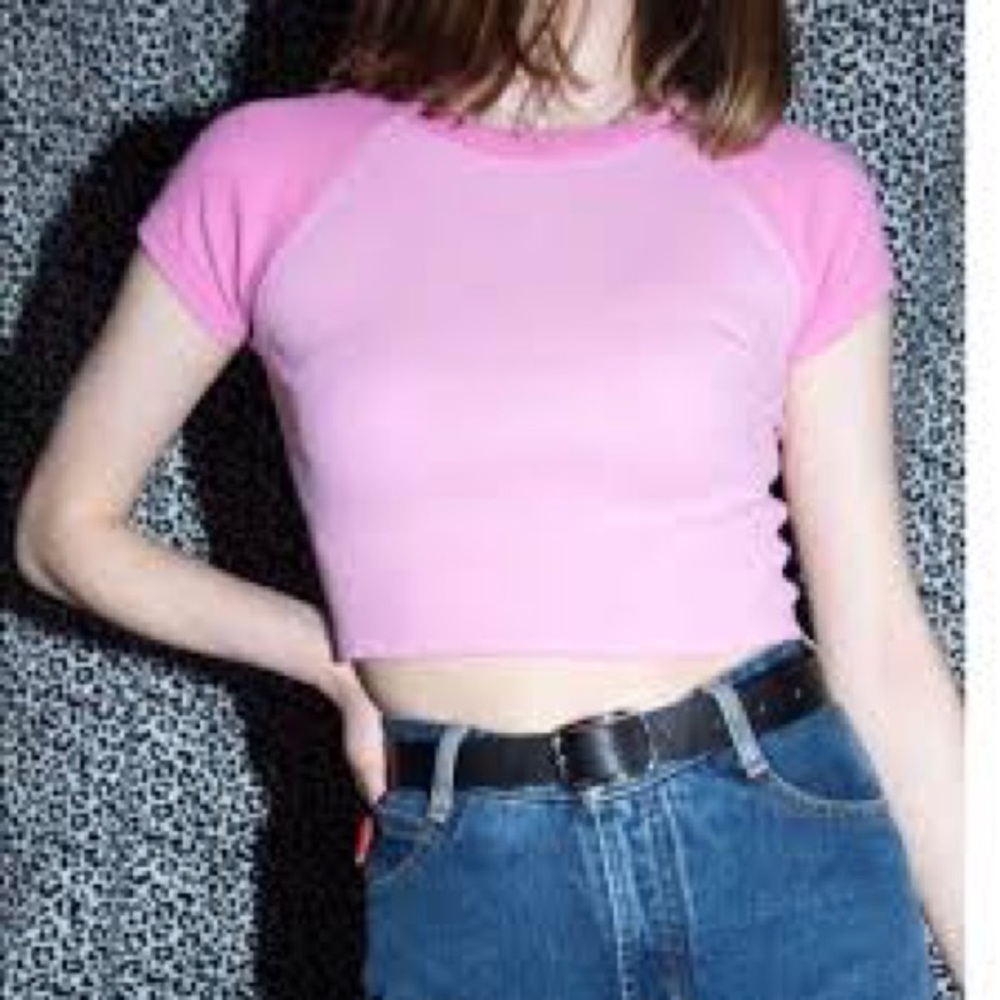 WHO WANTS RARE Brandy Melville pink bella tops